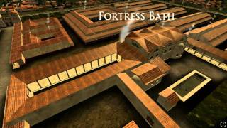 Animation of ancient Roman Fort in Caerleon Wales [upl. by Berard]