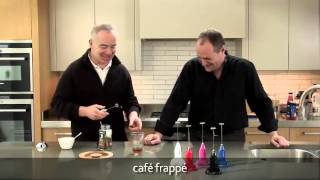 How to make a frappé coffee using an aerolatte milk frother [upl. by Schrader]