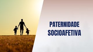 Paternidade socioafetiva [upl. by Kurzawa893]