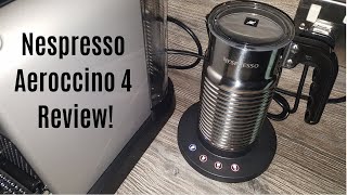 Nespresso Aeroccino 4 Milk Frother Review  Worth upgrading from the Aeroccino 3 [upl. by Eldnar]