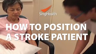 How To Position A Stroke Patient [upl. by Arihsan965]