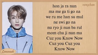 NCT U  Know Now Easy Lyrics [upl. by Annairol719]