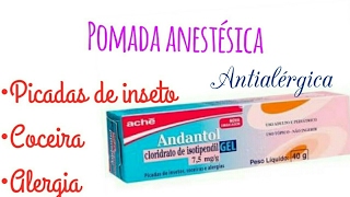 Resenha PomadaAndantol Gel [upl. by Strang]