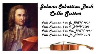 Johann Sebastian Bach  Cello suites in 432 Hz great for reading or studying [upl. by Xylon316]