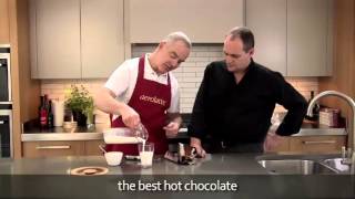 How to make a hot chocolate using an aerolatte milk frother [upl. by Atiuqcir]