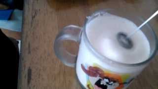 Aerolatte Review Frothing Cold Milk In Under 1 Minute [upl. by Mulford]